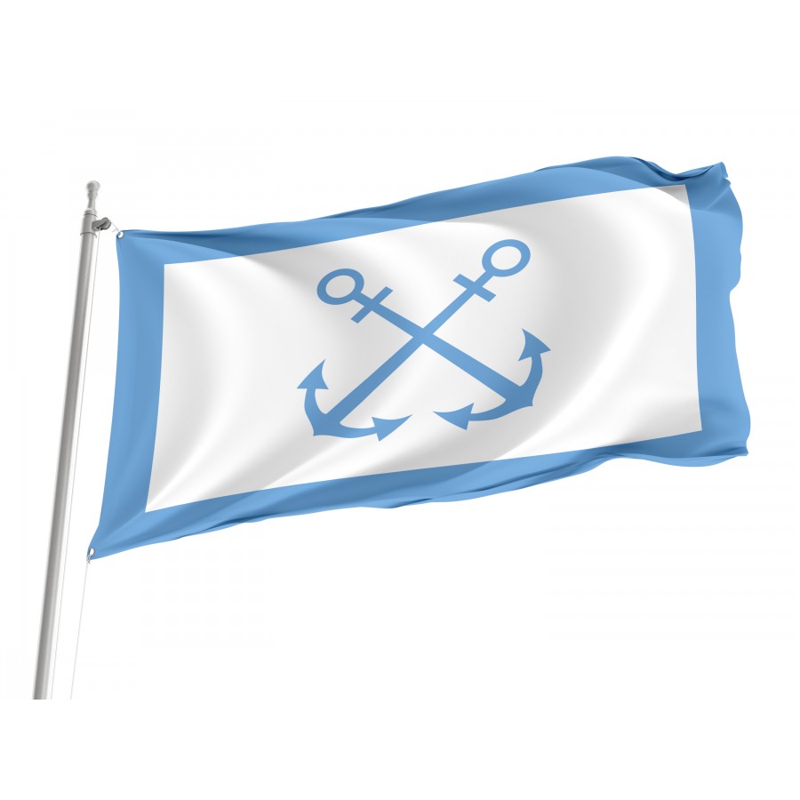Flag of Argentine Prefecture, Patriotic Flags, Unique Design Print, Flags for Indoor & Outdoor Use