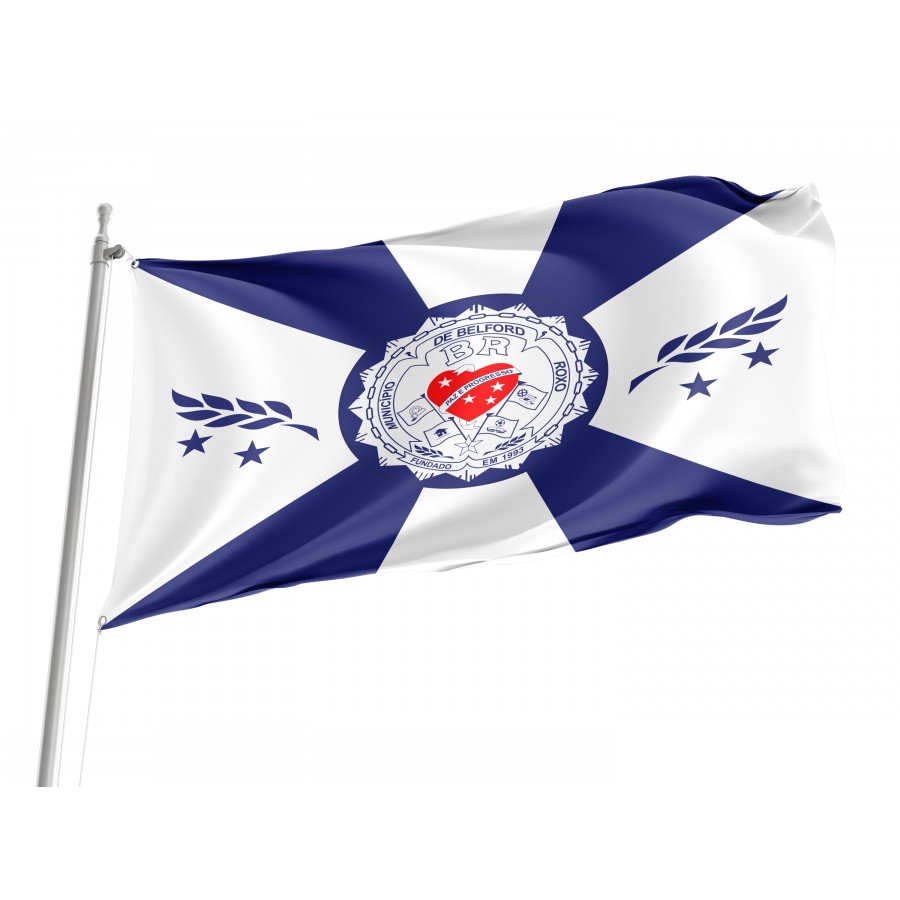 Belford Roxo Flag for Indoor & Outdoor Use, BRA