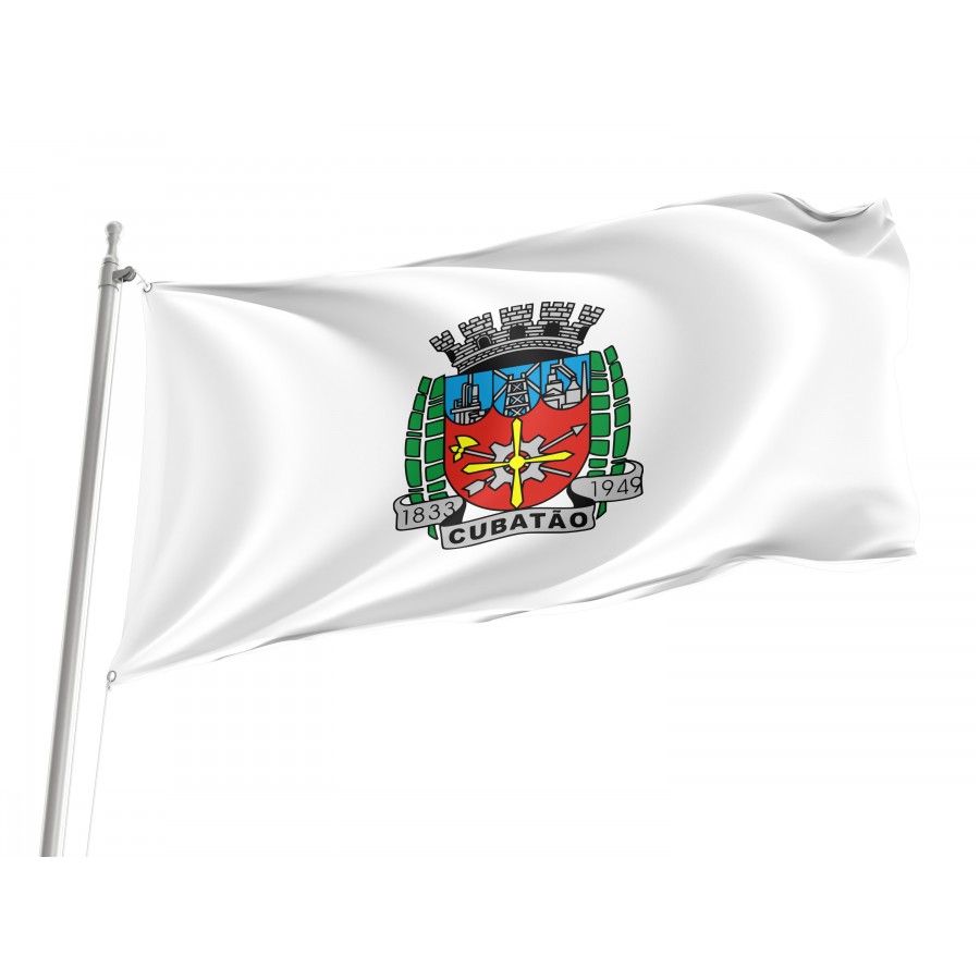 Flag Cubatão, Flag 3x5 outdoor - Flags for outside, Unique Design Print, Double Seams, Bright Colours, Reinforced Fabric, Size - 3x5Ft / 90x150cm, Garden flags
