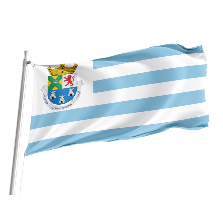 Flag Diadema, São Paulo, Flag 3x5 outdoor - Flags for outside, Unique Design Print, Double Seams, Bright Colours, Reinforced Fabric, Size - 3x5Ft / 90x150cm, Garden flags