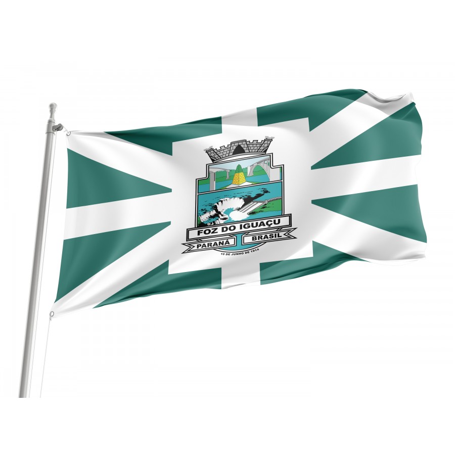 Flag Foz Do Iguacu, Flag 3x5 outdoor - Flags for outside, Unique Design Print, Double Seams, Bright Colours, Reinforced Fabric, Size - 3x5Ft / 90x150cm, Garden flags
