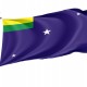 Flag of lages, State Santa Catarina, Patriotic Flags, Unique Design Print, Flags for Indoor & Outdoor Use - Imagine 1