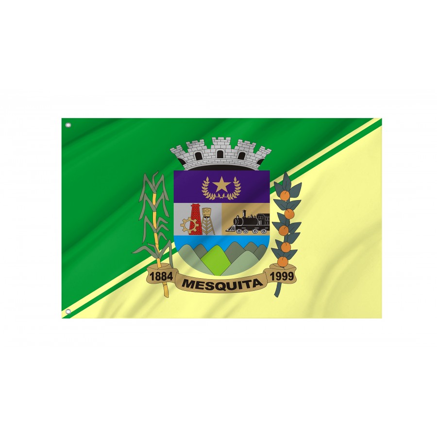 Mesquita City Flag for Indoor & Outdoor Use, BRA