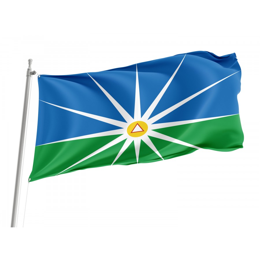 Minas Gerais Uberlandia City Flag for Indoor & Outdoor Use, BRA