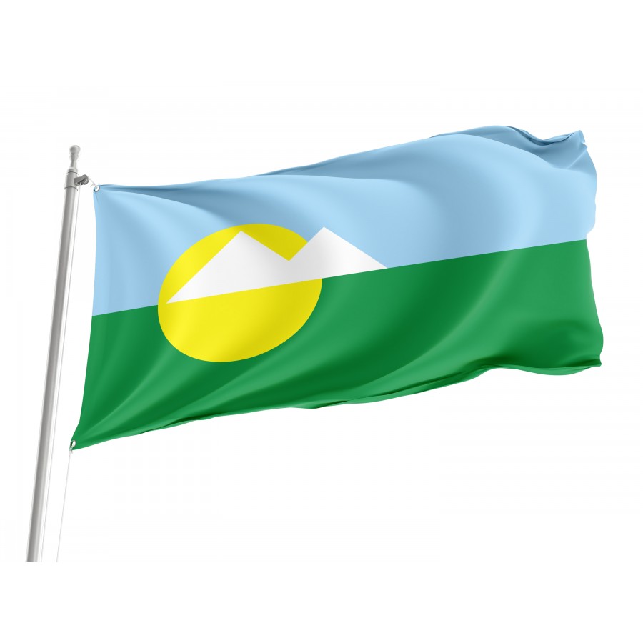 Flag Minas Geraiss City Montes Claros, Flag 3x5 outdoor - Flags for outside, Unique Design Print, Double Seams, Bright Colours, Reinforced Fabric, Size - 3x5Ft / 90x150cm, Garden flags