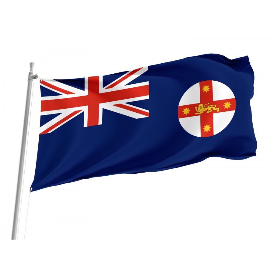 Flag of New South Wales, Patriotic Flags, Unique Design Print, Flags for Indoor & Outdoor Use, AU--6
