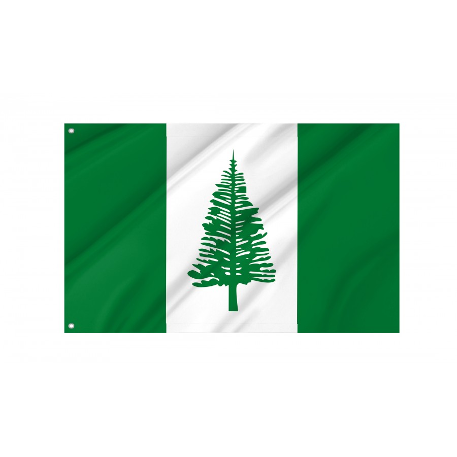 Flag of Norfolk Island, Patriotic Flags, Unique Design Print, Flags for Indoor & Outdoor Use