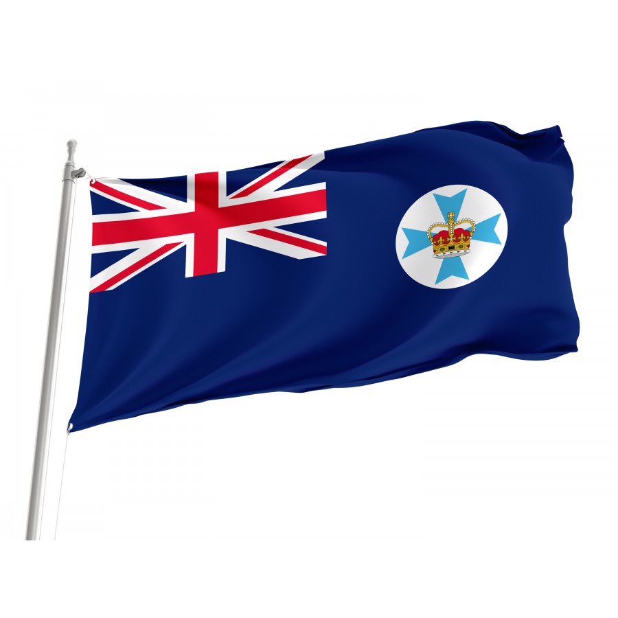 Flag of Queensland, Patriotic Flags, Unique Design Print, Flags for Indoor & Outdoor Use, AU--8