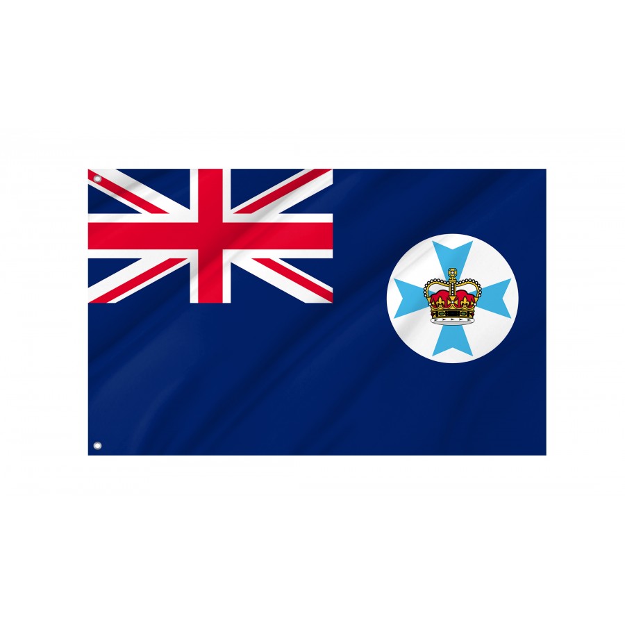 Flag of Queensland, Patriotic Flags, Unique Design Print, Flags for Indoor & Outdoor Use, AU--8