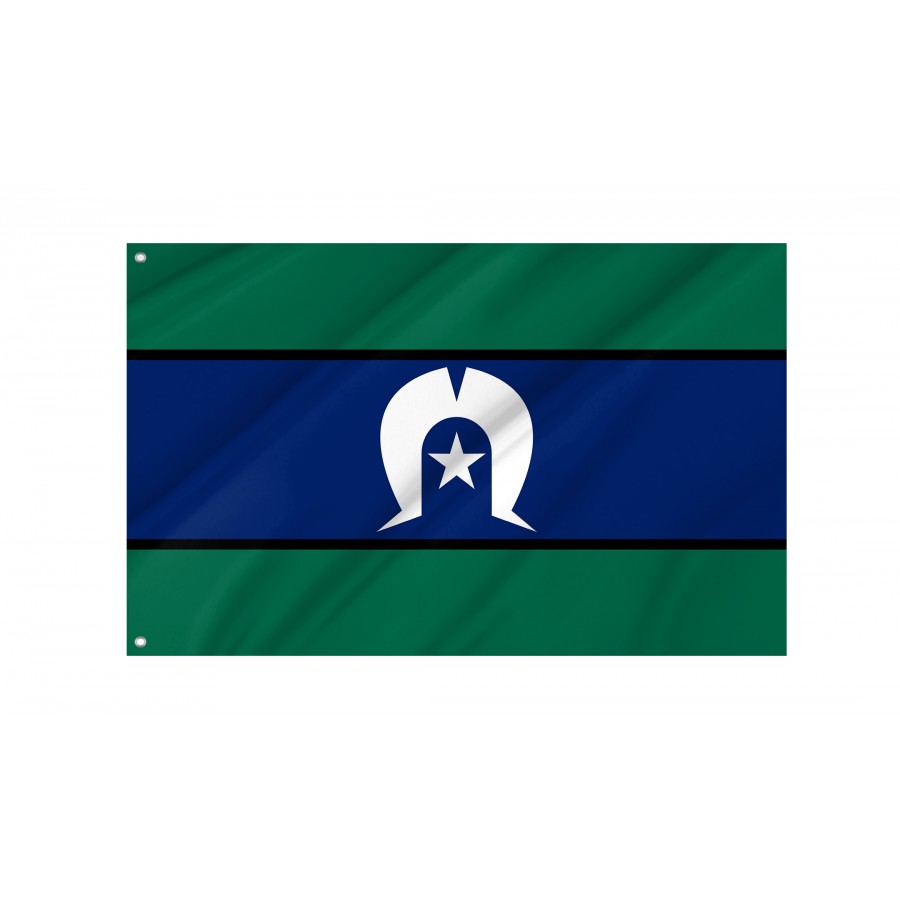 Flag of Torres Strait, Patriotic Flags, Unique Design Print, Flags for Indoor & Outdoor Use, AU--11