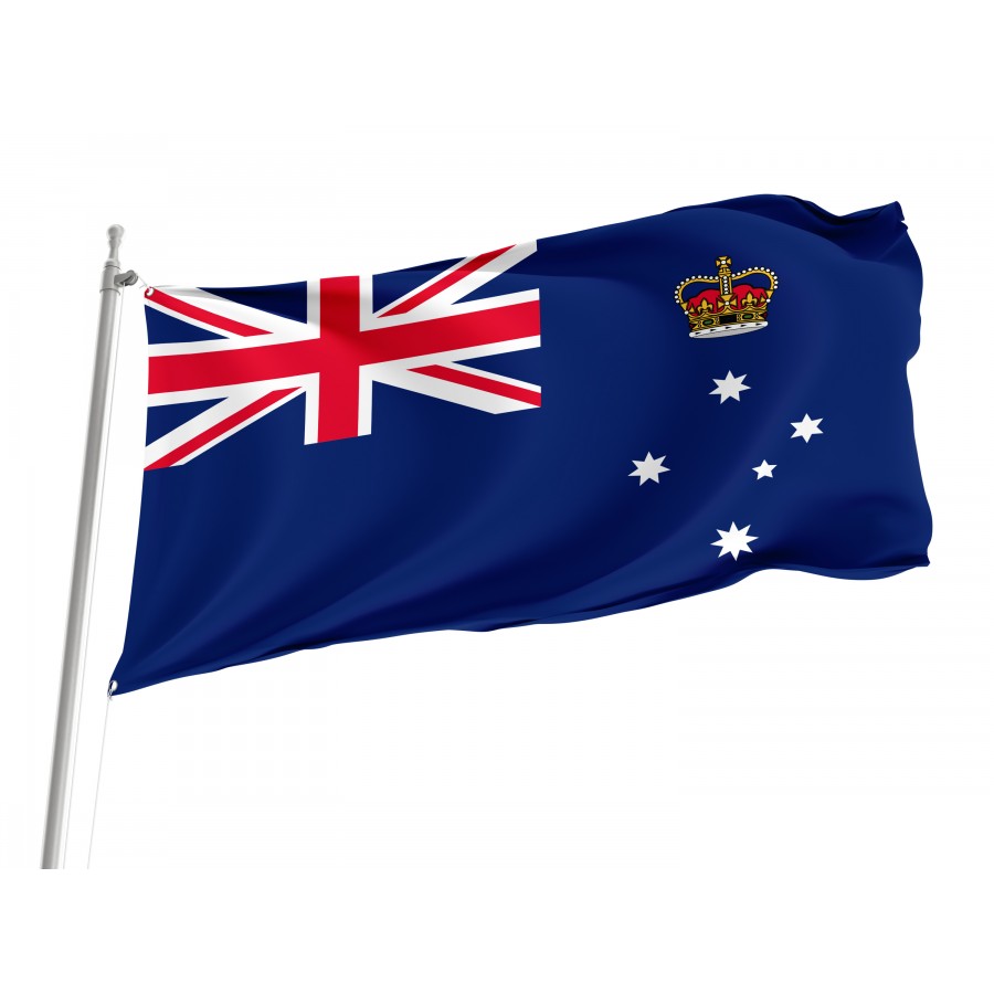 Flag of Victoria, Patriotic Flags, Unique Design Print, Flags for Indoor & Outdoor Use, AU--12