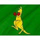 Boxing Kangaroo Flag for Indoor & Outdoor Use - Imagine 2