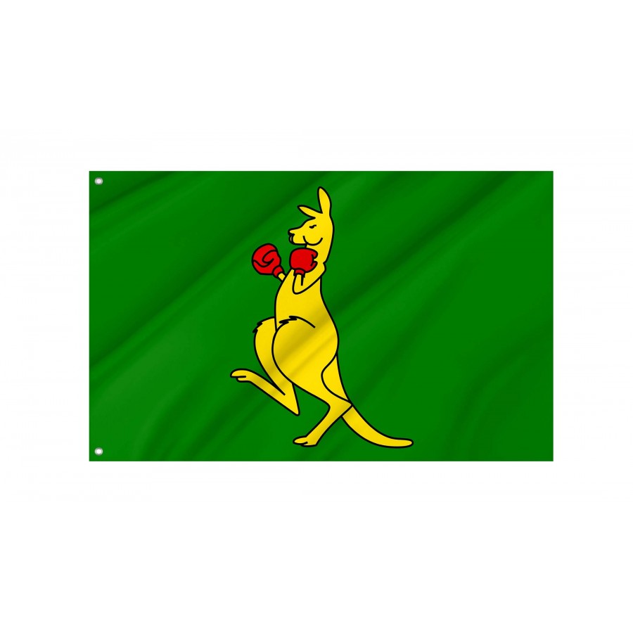 Boxing Kangaroo Flag for Indoor & Outdoor Use, AUS14