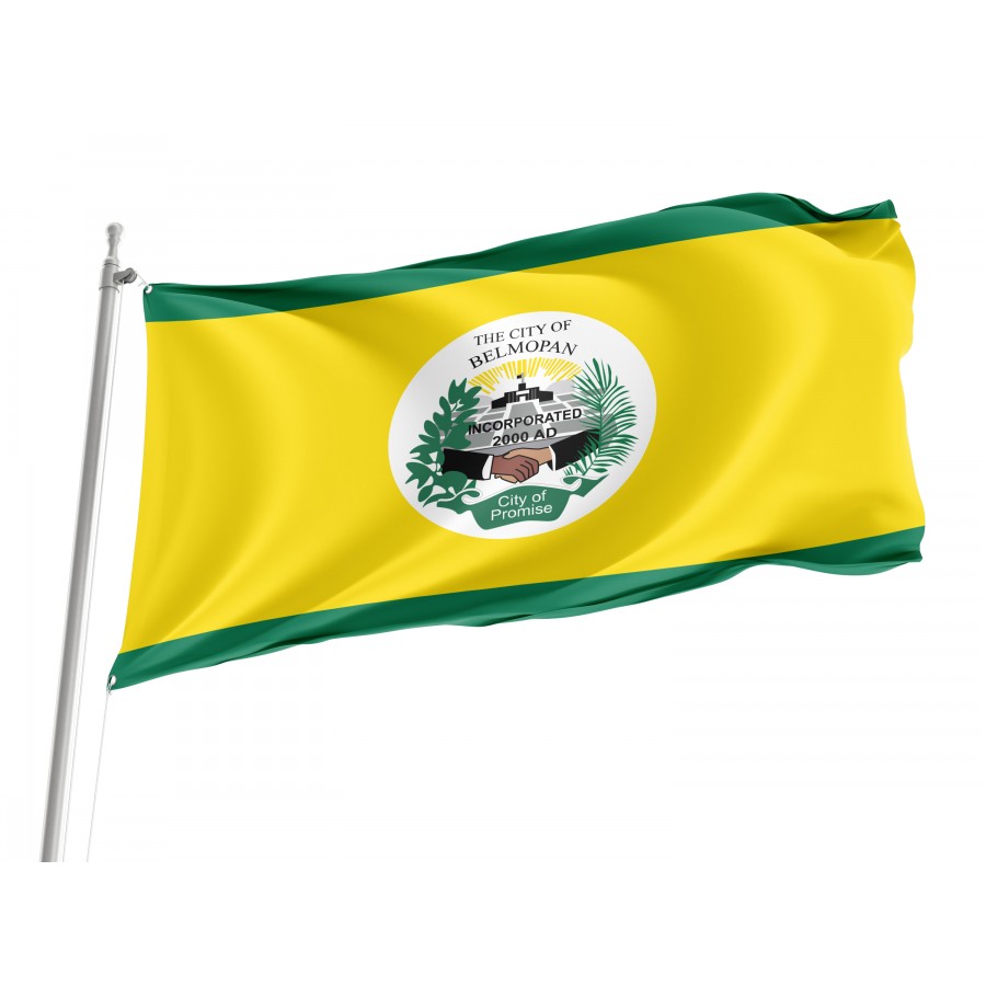 Flag of Belmopan, Belize, Patriotic Flags, Unique Design Print, Flags for Indoor & Outdoor Use