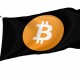 Bitcoin Big Logo Black Flag - Imagine 1