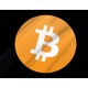 Bitcoin Big Logo Black Flag - Imagine 2