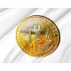 Bitcoin Gold Cryptocurrency White Flag - Imagine 2