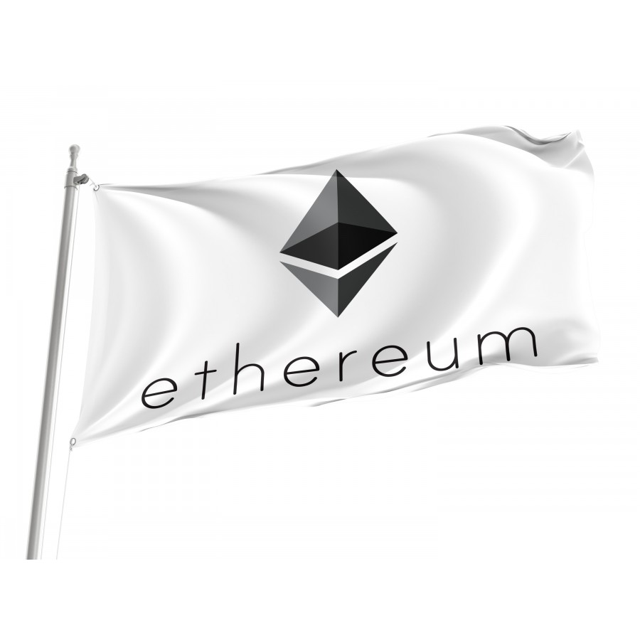 Ethereum (ETH) Flag, Unique Design Print