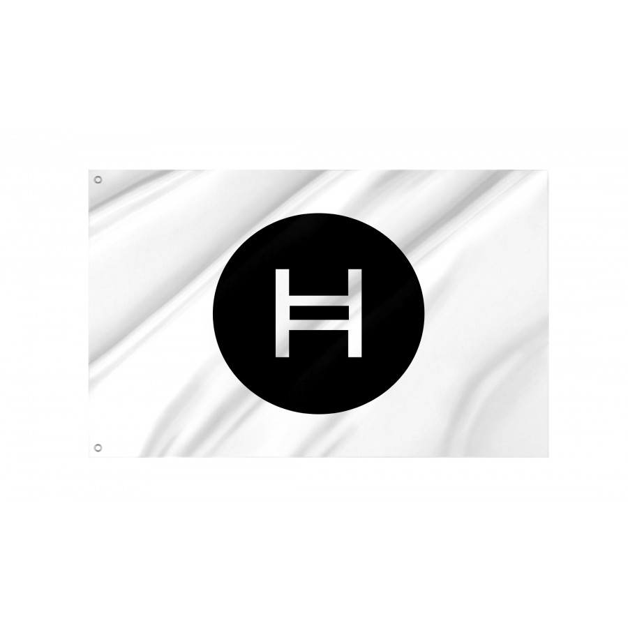 Hedera (HBAR) Flag, Unique Design Print