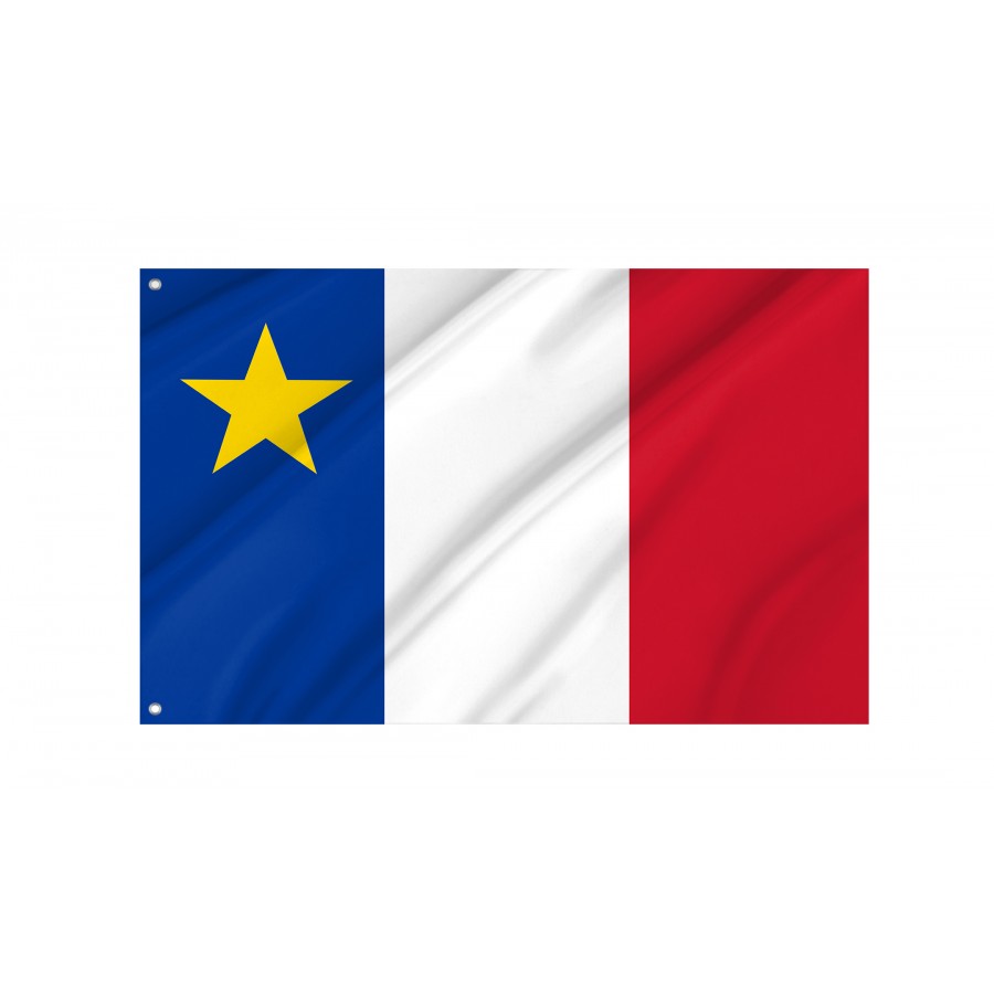 Flag of Acadia, Patriotic Flags, Unique Design Print, Flags for Indoor & Outdoor Use