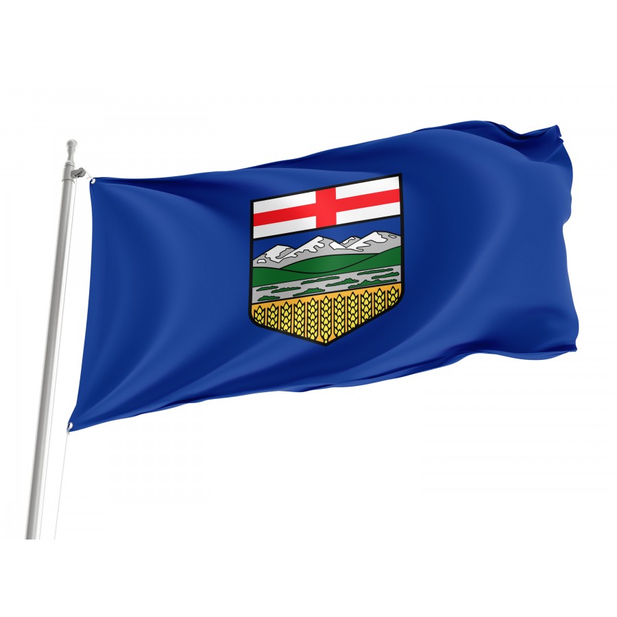 Flag of Alberta, Patriotic Flags, Unique Design Print, Flags for Indoor & Outdoor Use, CA--2