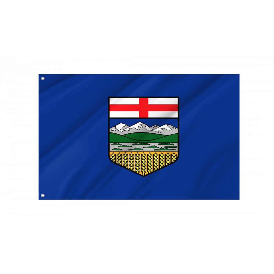 Flag of Alberta, Patriotic Flags, Unique Design Print, Flags for Indoor & Outdoor Use, CA--2