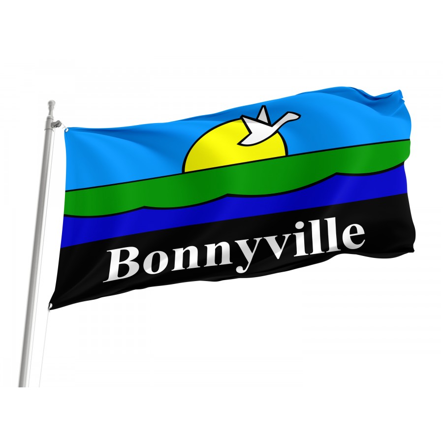 Flag of Bonnyville, Patriotic Flags, Unique Design Print, Flags for Indoor & Outdoor Use, CA--9
