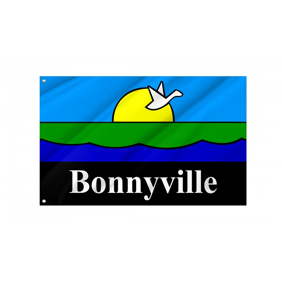 Flag of Bonnyville, Patriotic Flags, Unique Design Print, Flags for Indoor & Outdoor Use, CA--9
