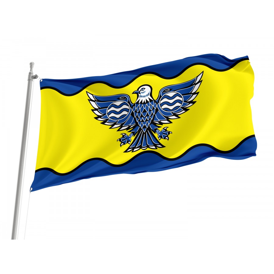 Flag of Burnaby, Patriotic Flags, Unique Design Print, Flags for Indoor & Outdoor Use, CA--31