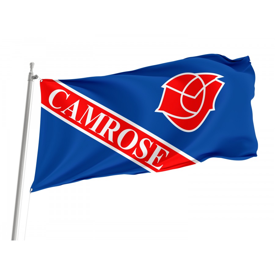 Flag of Camrose, Patriotic Flags, Unique Design Print, Flags for Indoor & Outdoor Use, CA--12