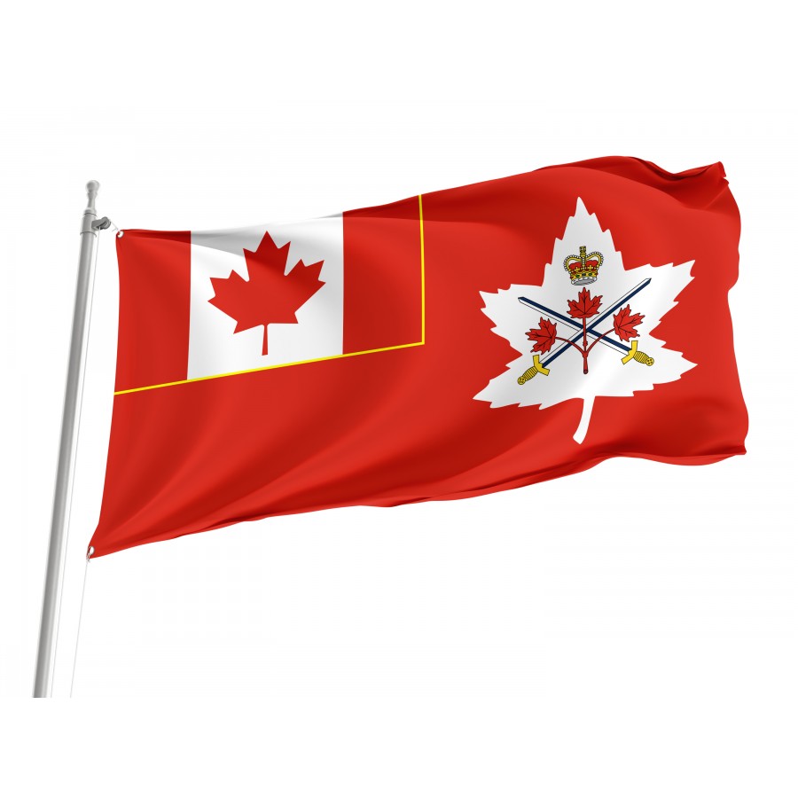 Canadian Army Flag, Patriotic Flags, Unique Design Print, Flags for Indoor & Outdoor Use