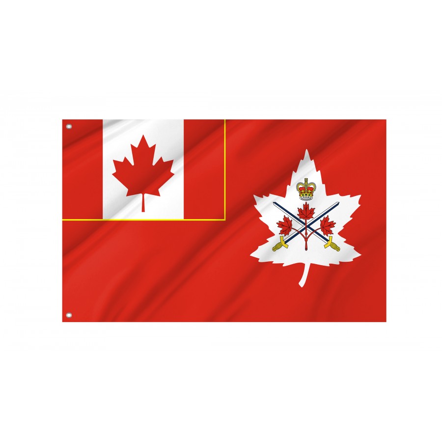 Canadian Army Flag, Patriotic Flags, Unique Design Print, Flags for Indoor & Outdoor Use