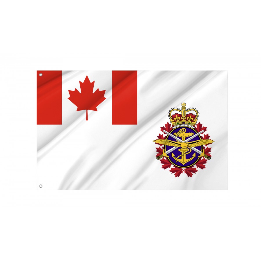 Flag of Canadian Forces, Patriotic Flags, Unique Design Print, Flags for Indoor & Outdoor Use