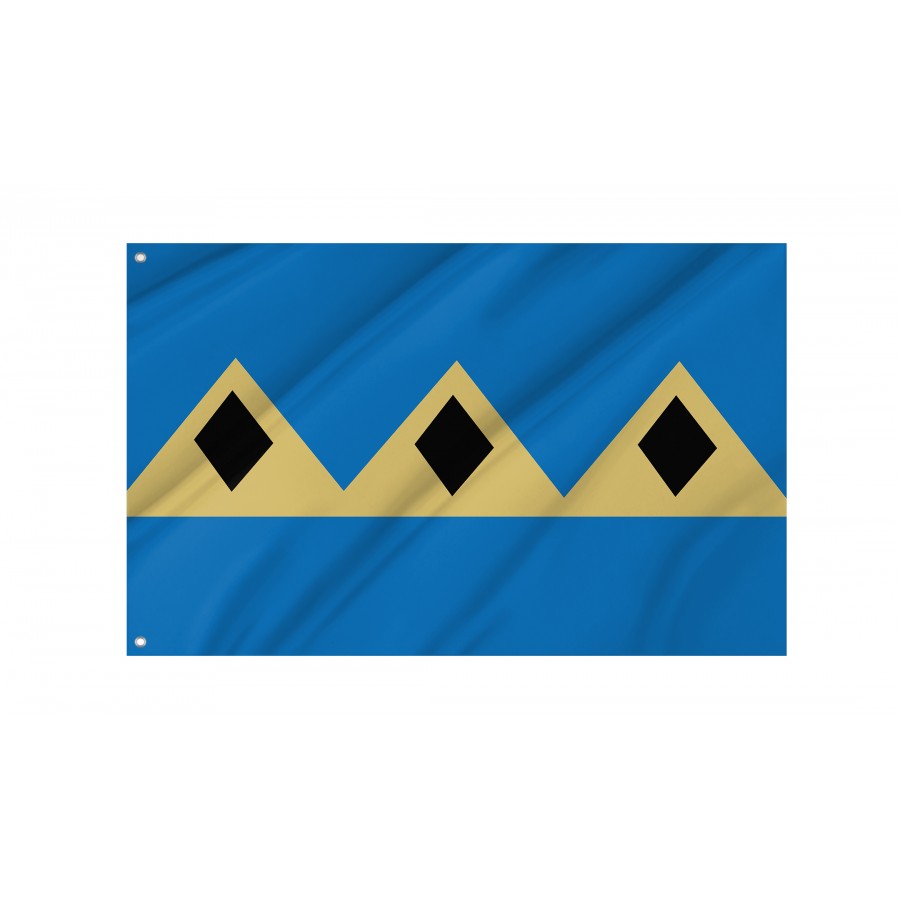 Flag of Fernie, Patriotic Flags, Unique Design Print, Flags for Indoor & Outdoor Use, CA--36