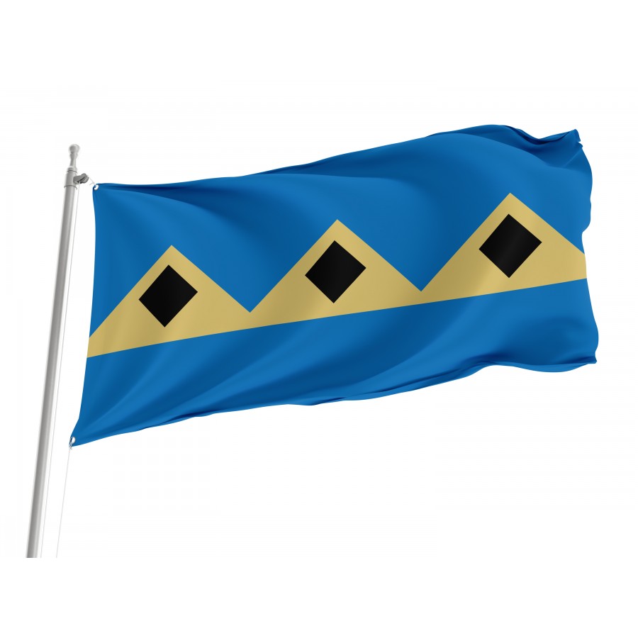 Flag of Fernie, Patriotic Flags, Unique Design Print, Flags for Indoor & Outdoor Use, CA--36