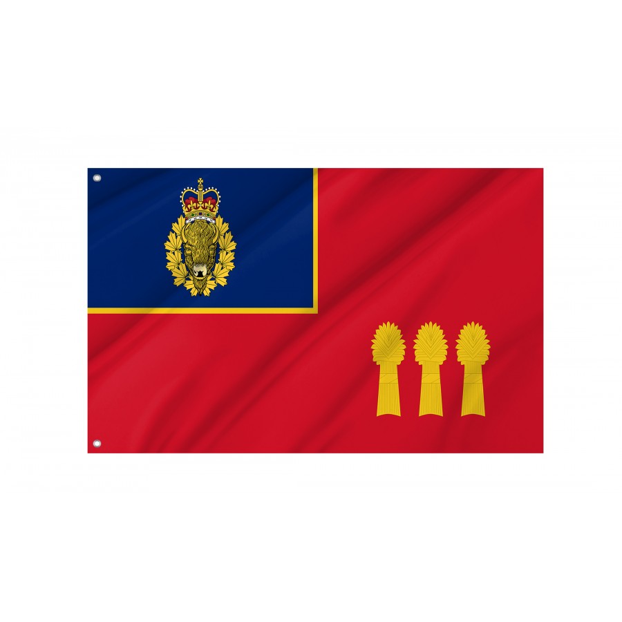 Flag of Royal Canadian Mounted Police - F Division, Flags for Indoor & Outdoor Use