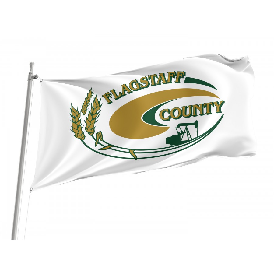 Flag of Flagstaff County, Patriotic Flags, Unique Design Print, Flags for Indoor & Outdoor Use, CA--16