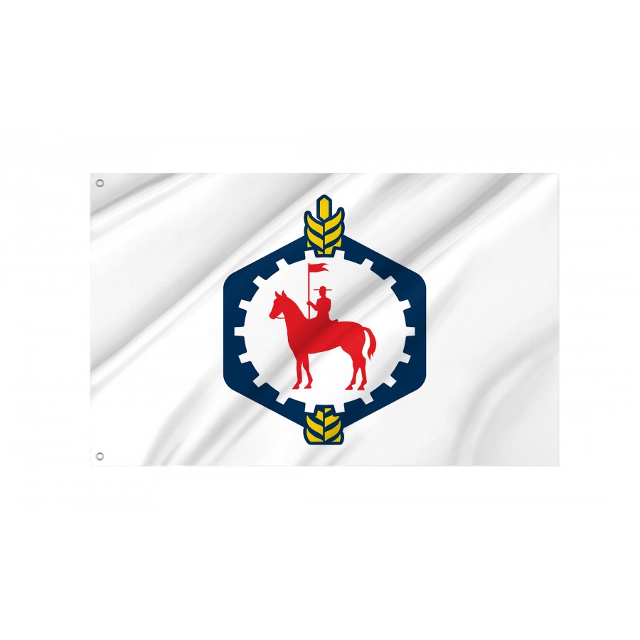 Flag of Fort Saskatchewan, Patriotic Flags, Unique Design Print, Flags for Indoor & Outdoor Use, CA--19