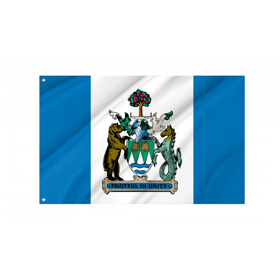 Flag of Kelowna, Patriotic Flags, Unique Design Print, Flags for Indoor & Outdoor Use, CA--38