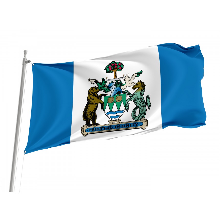 Flag of Kelowna, Patriotic Flags, Unique Design Print, Flags for Indoor & Outdoor Use, CA--38