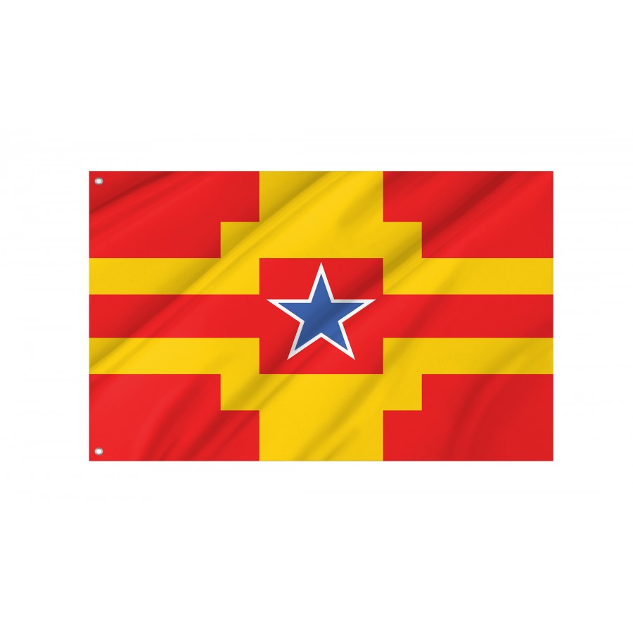 Flag of Langley, Patriotic Flags, Unique Design Print, Flags for Indoor & Outdoor Use, CA--41