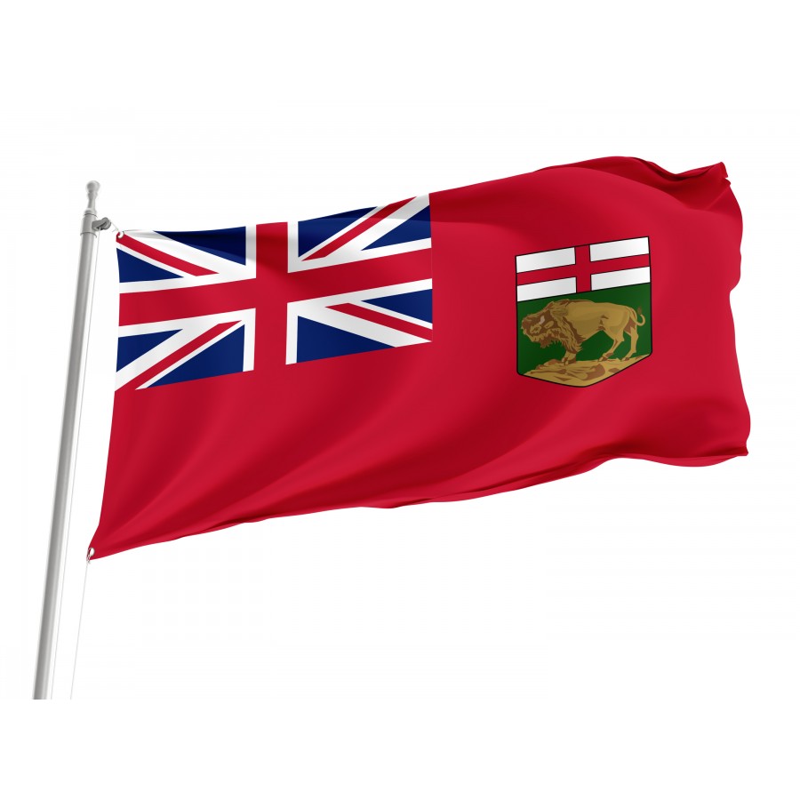 Flag of Manitoba, Patriotic Flags, Unique Design Print, Flags for Indoor & Outdoor Use, CA--4