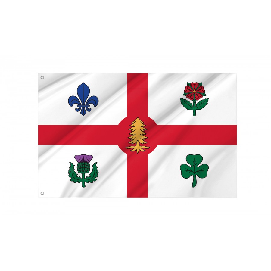 Flag of Montreal, Patriotic Flags, Unique Design Print, Flags for Indoor & Outdoor Use, CA--5