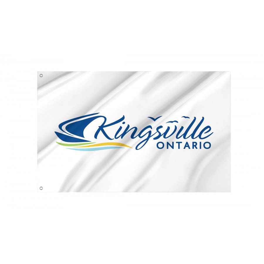 Flag of Kingsville, Ontario, Patriotic Flags, Unique Design Print, Flags for Indoor & Outdoor Use