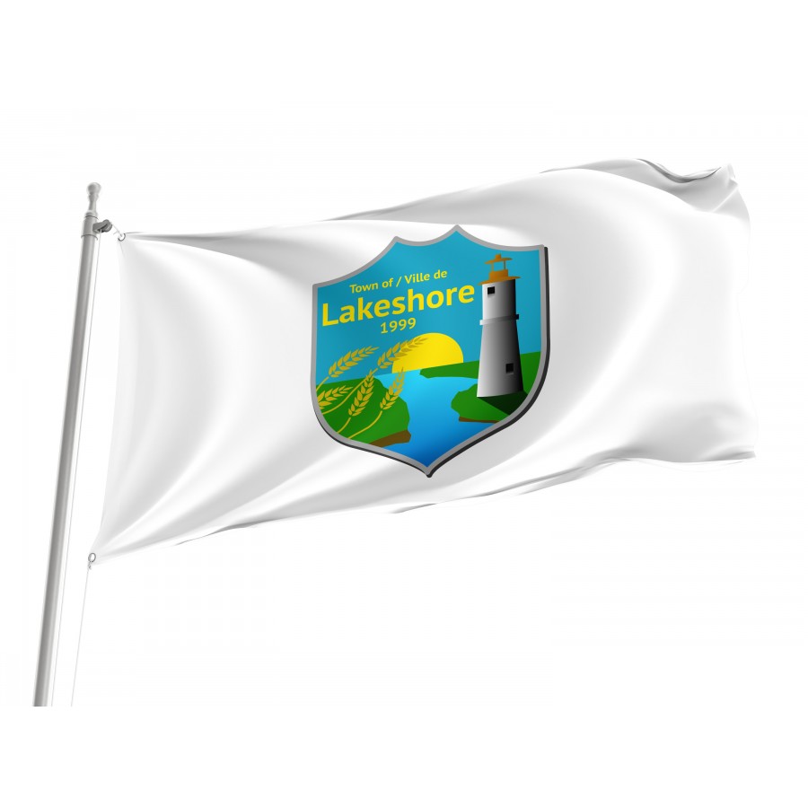 Flag of Lakeshore, Ontario, Patriotic Flags, Unique Design Print, Flags for Indoor & Outdoor Use