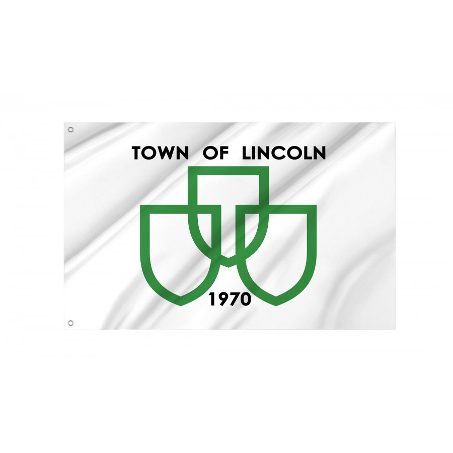 Flag of Lincoln, Ontario, Patriotic Flags, Unique Design Print, Flags for Indoor & Outdoor Use