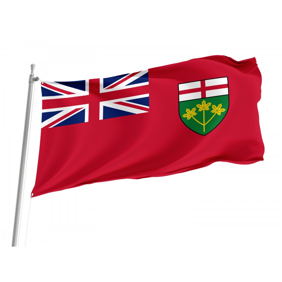 Flag of Ontario, Patriotic Flags, Unique Design Print, Flags for Indoor & Outdoor Use