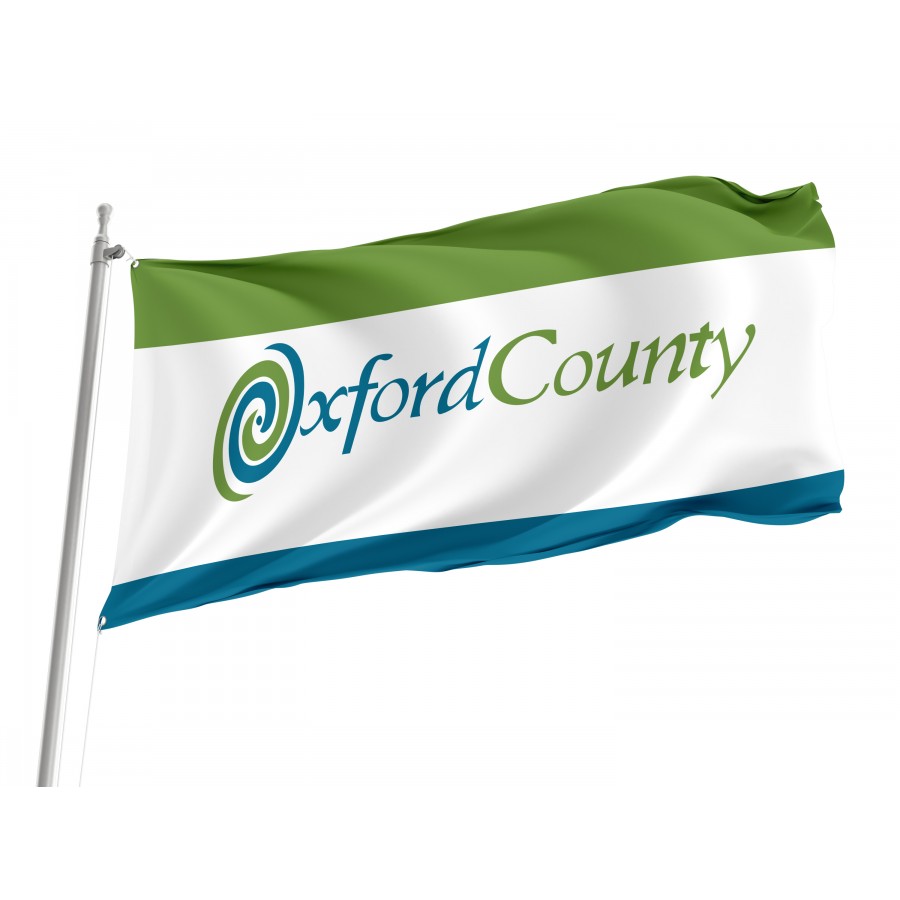 Flag of Oxford County, Patriotic Flags, Unique Design Print, Flags for Indoor & Outdoor Use