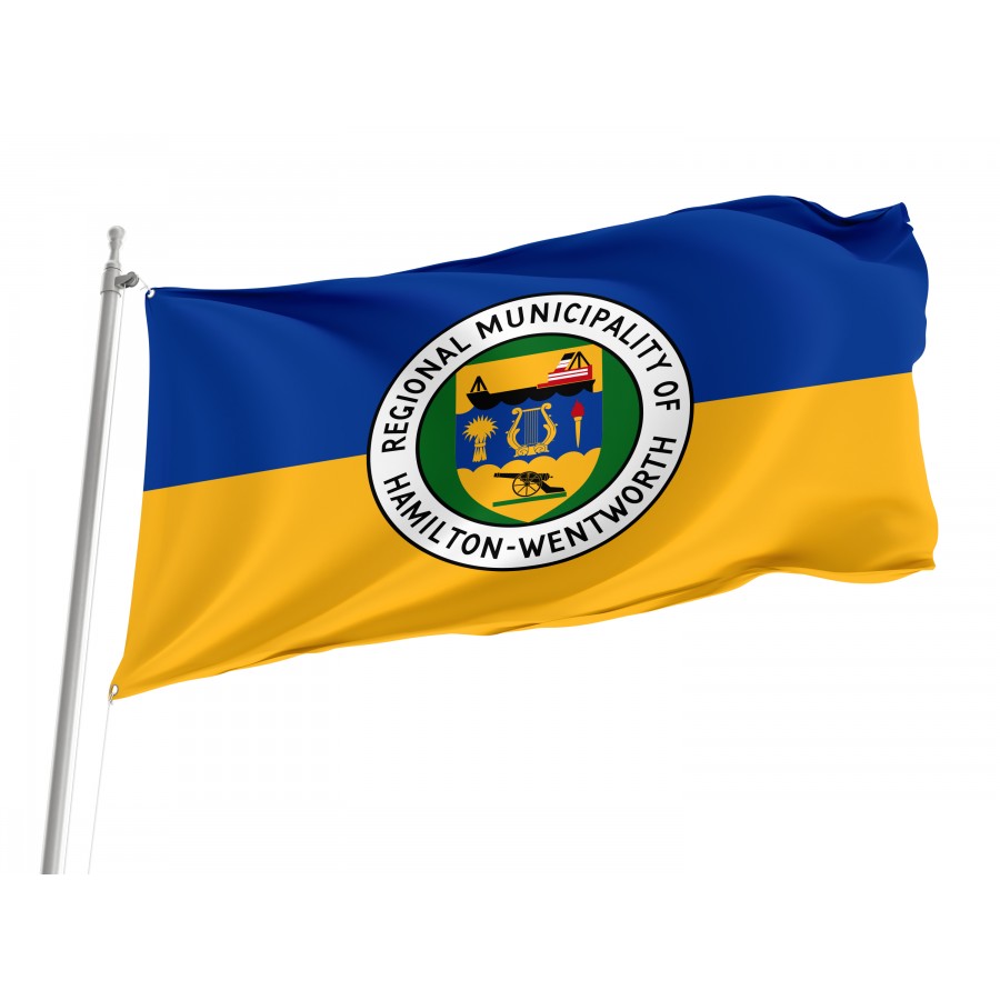 Flag of Regional Municipality of Hamilton-Wentworth, Flags for Indoor & Outdoor Use