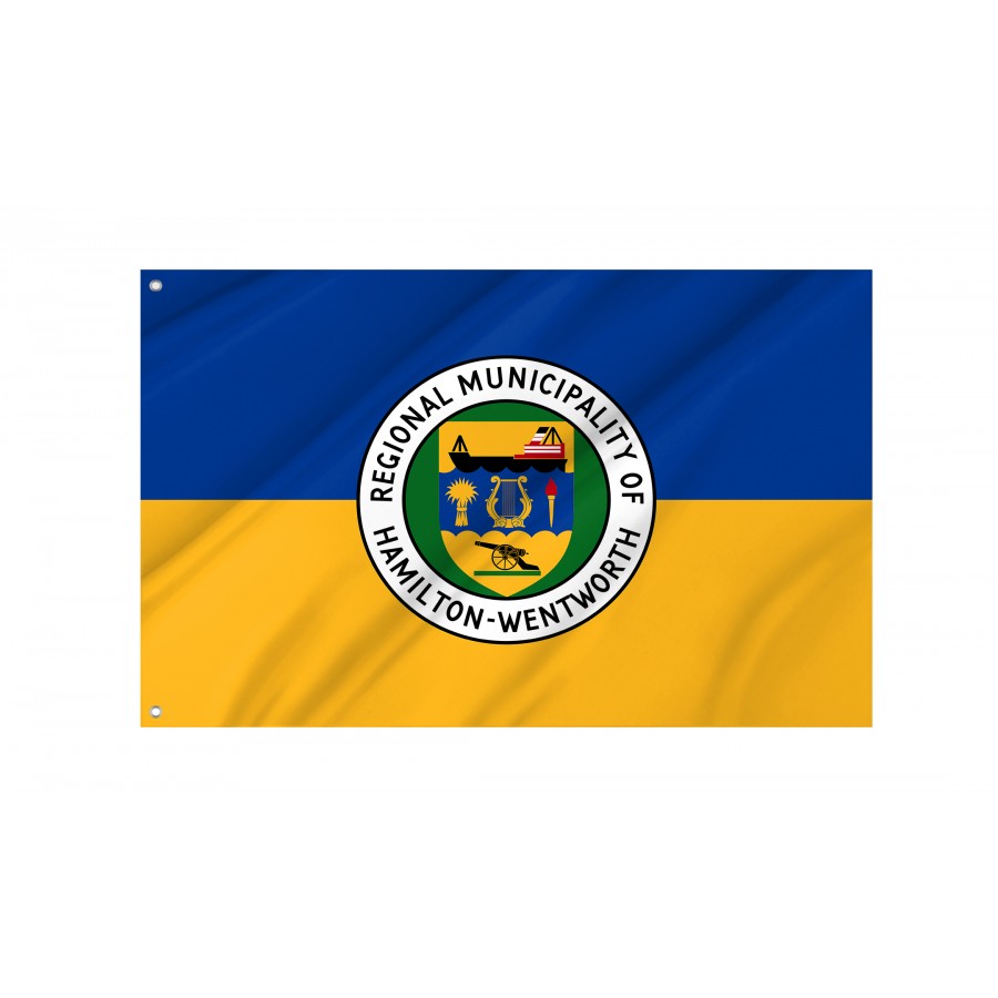 Flag of Regional Municipality of Hamilton-Wentworth, Flags for Indoor & Outdoor Use